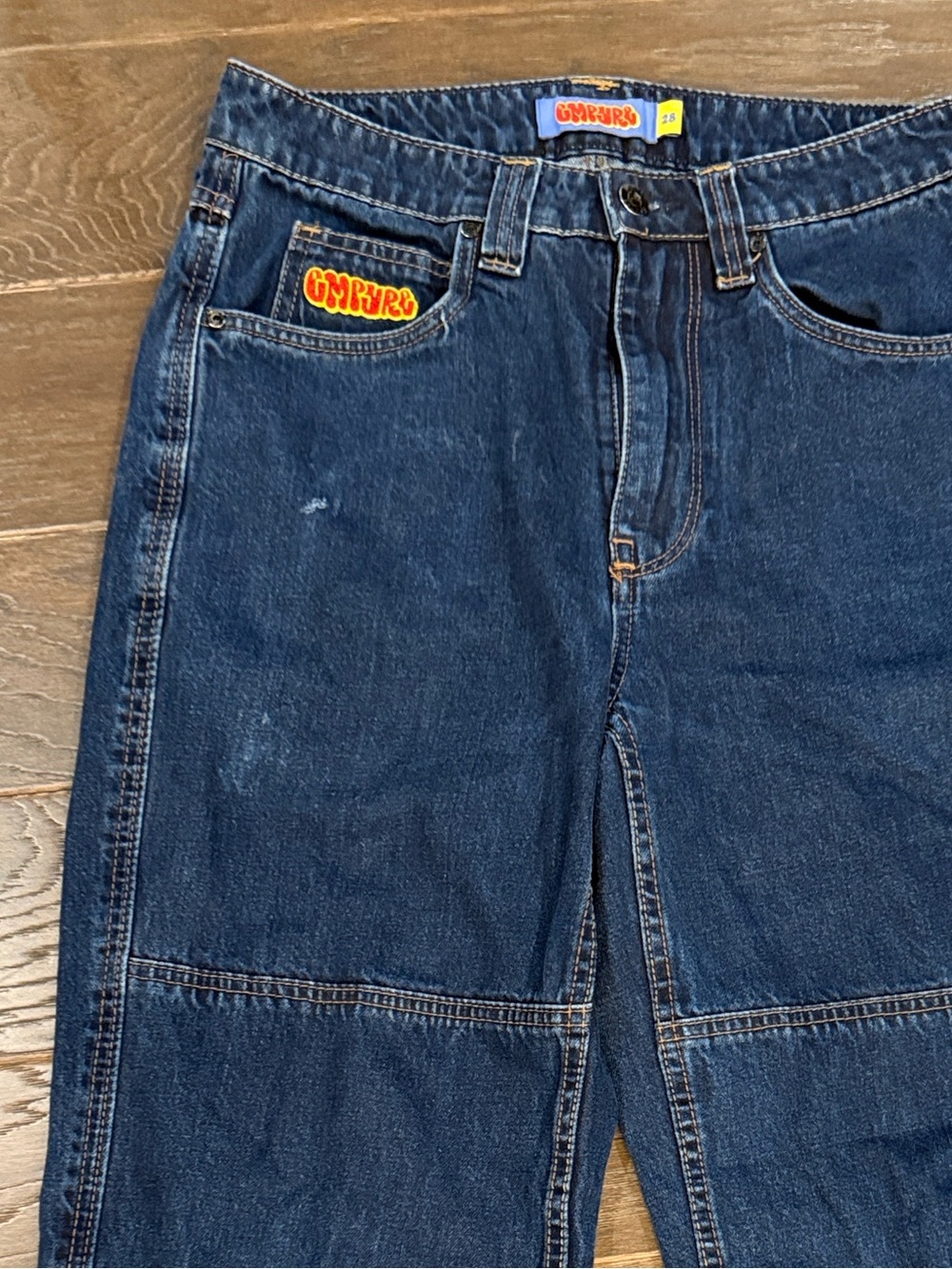 Empyre Dark Blue Relaxed Straight Jeans